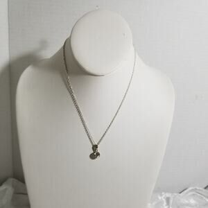 NVC silver tone 15" necklace w/ 1/2" pendant 1.1781